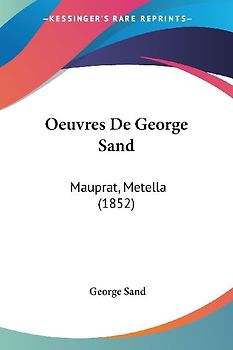 Oeuvres De George Sand