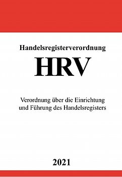 Handelsregisterverordnung (HRV)