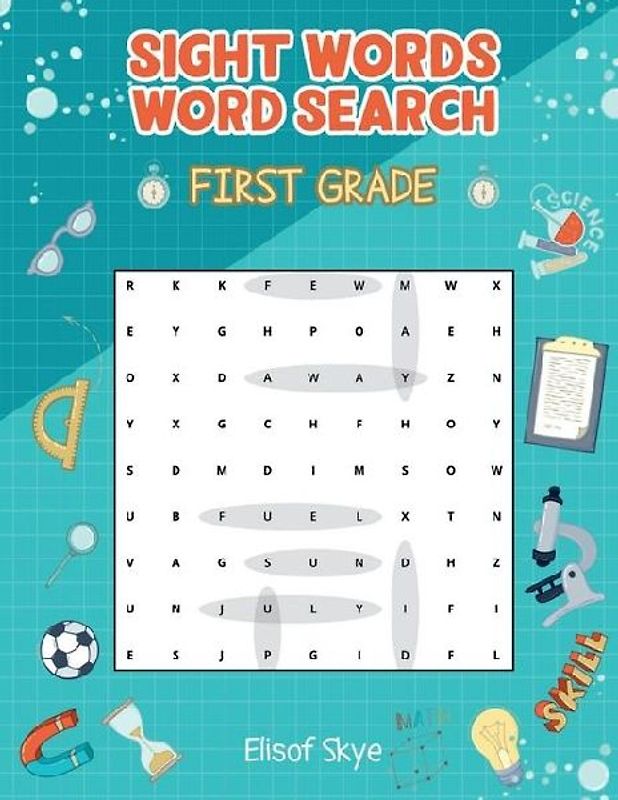 Sight Words Word Search First Grade
