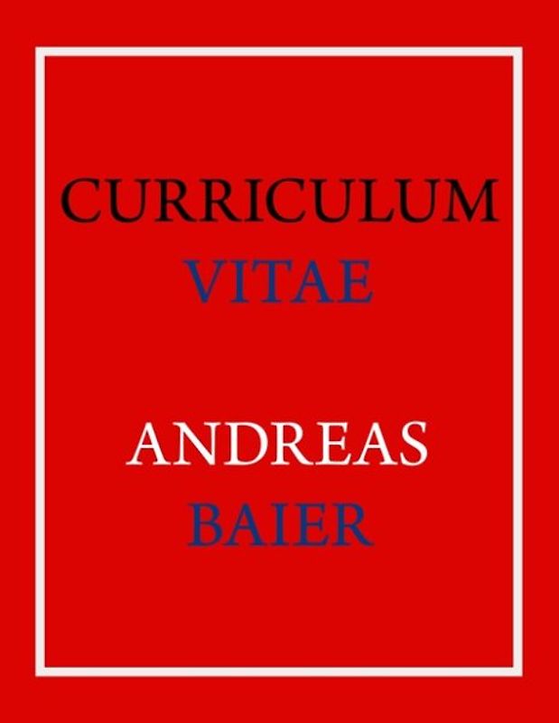 Curriculum Vitae – Andreas Baier
