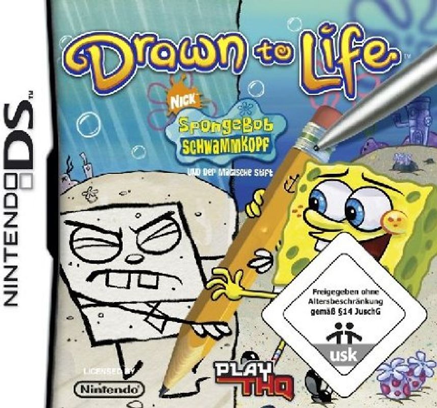 Drawn to Life: SpongeBob und der magische Stift (On-Pack-Aktion) Nintendo DS
