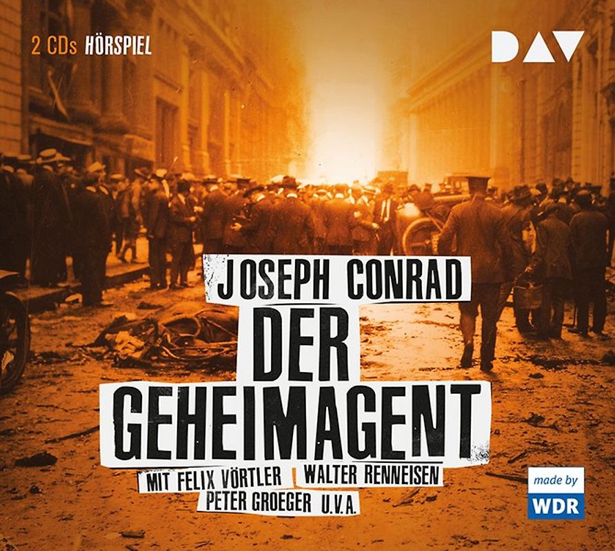 Der Geheimagent. Hörspiel mit Walter Renneisen, Peter Groeger u.v.a. (2 CDs)