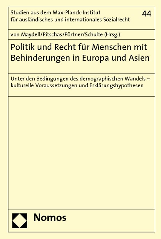 Politik und Recht für Menschen mit Behinderungen in Europa und Asien