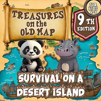Treasures on the Old Map/a Magical Series of Books for Children ages 4-8: Survival on a Desert Island