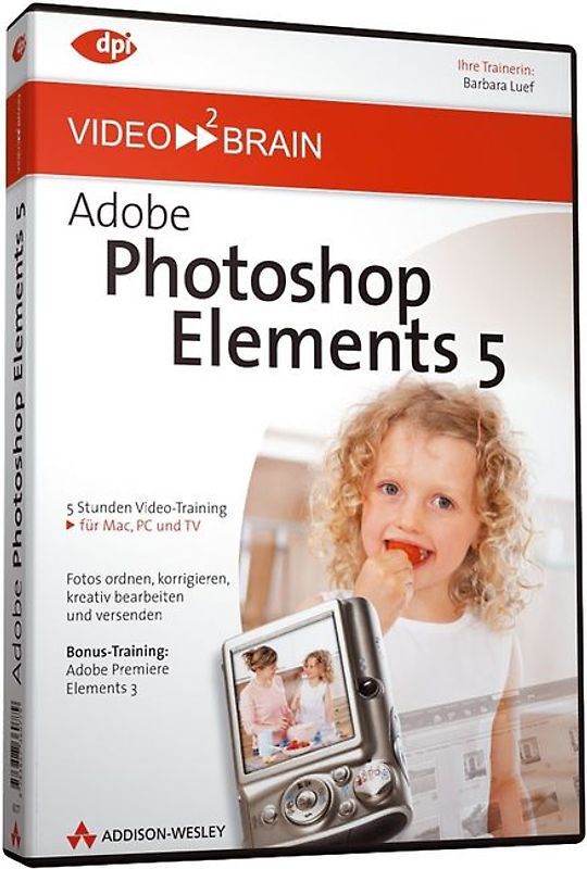 Photoshop Elements 5.0 - Das Video-Training auf DVD. 5 Stunden Video-Training auf DVD - Fotos ordnen, korrigieren, kreativ bearbeiten und versenden