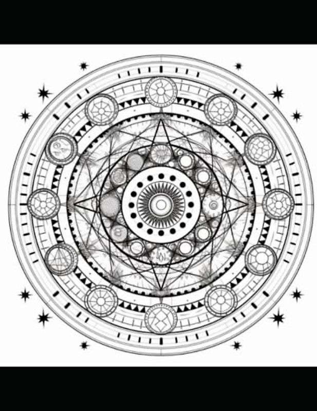 High As F@ck?! - Sacred Symmetry: 33 Intricate Geometric Designs: Relax, Unwind, and Discover Inner Balance with Meditative Coloring