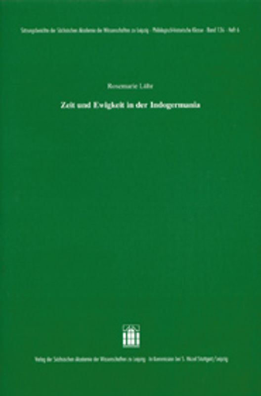 Zeit und Ewigkeit in der Indogermania