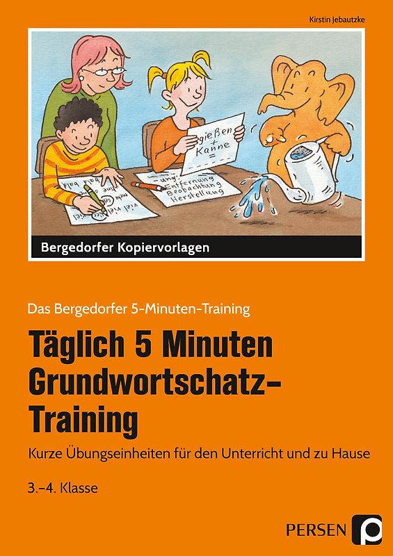 Tägl. 5 Min. Grundwortschatz-Training - 3./4. Kl.