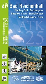 ATK25-Q17 Bad Reichenhall (Amtliche Topographische Karte 1:25000)