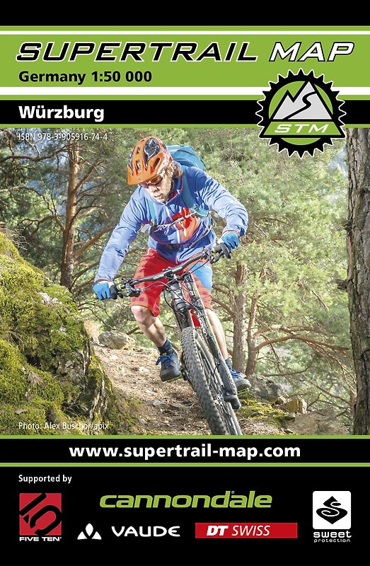Supertrail Map Würzburg