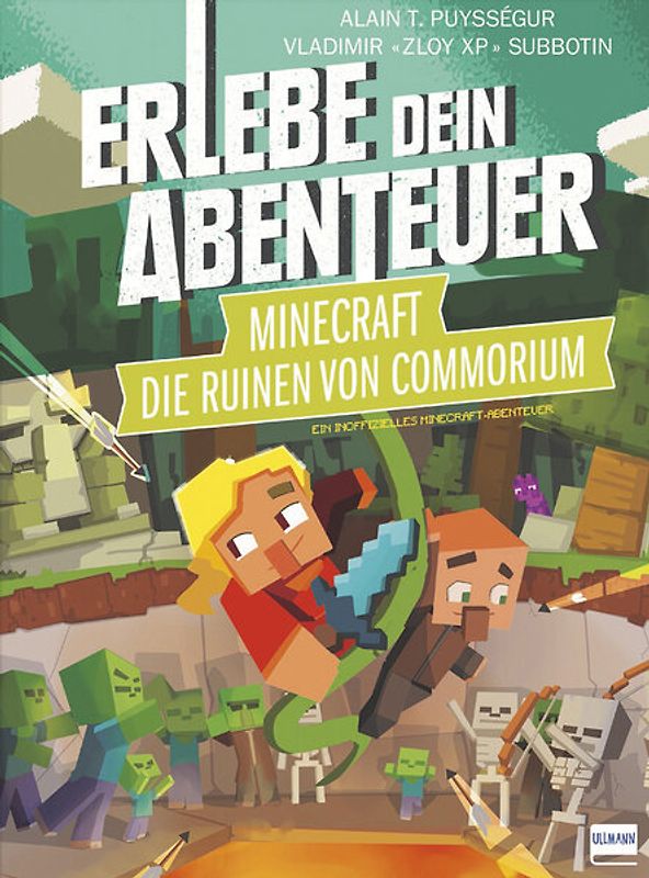 Die Ruinen von Commorium (ein inoffizielles Minecraft-Abenteuer, Rätselabenteuer für Kinder ab 8 Jahren, Spielebuch, stundenlanger Rätselspaß)