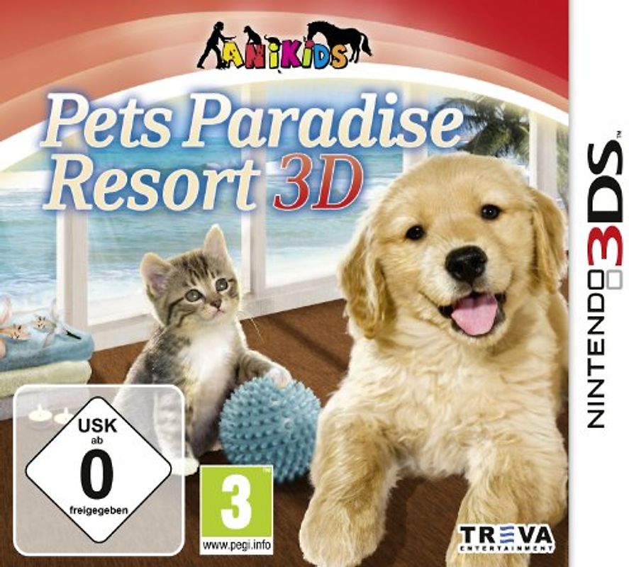 Pets Paradise Resort 3D Nintendo 3DS
