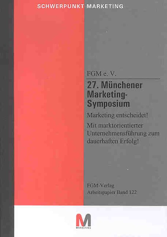 Münchener Marketing-Symposium (27.)