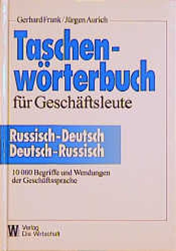 Taschenwörterbuch für Geschäftsleute