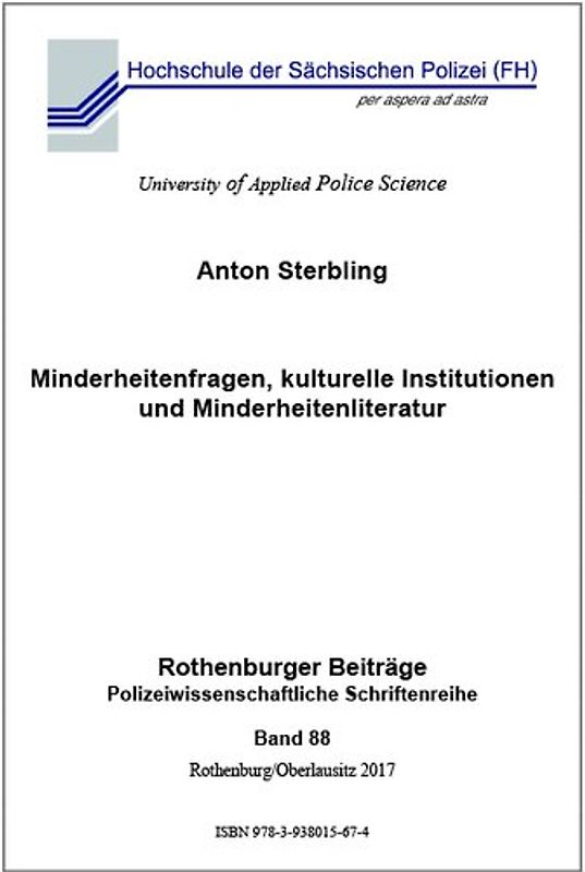 Minderheitenfragen, kulturelle Institutionen und Minderheitenliteratur