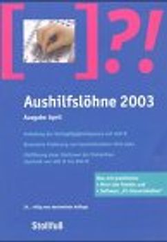 Aushilfslöhne 2003