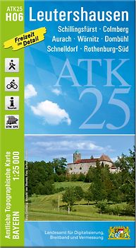 ATK25-H06 Leutershausen (Amtliche Topographische Karte 1:25000)