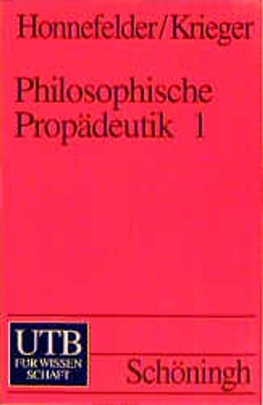 Philosophische Propädeutik