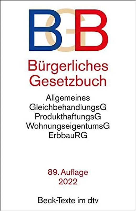 Bürgerliches Gesetzbuch