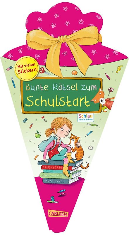 Schlau für die Schule: Bunte Rätsel zum Schulstart (Schultüte 2025 rosa)
