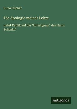 Die Apologie meiner Lehre