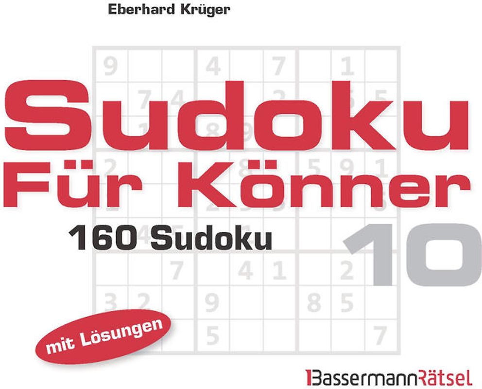Sudoku für Könner 10 (5 Exemplare à 2,99 €)