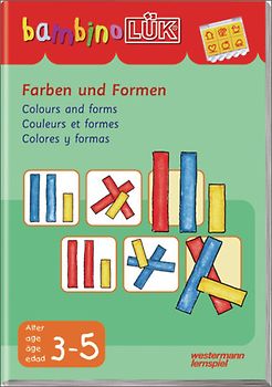 bambinoLÜK-Übungshefte / bambinoLÜK. Kindergarten / 3/4/5 Jahre: Farben und Formen