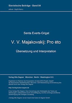 V. V. Majakovskij: Pro éto
