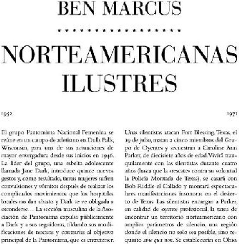 Norteamericanas ilustres