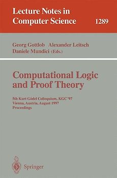 Computational Logic and Proof Theory