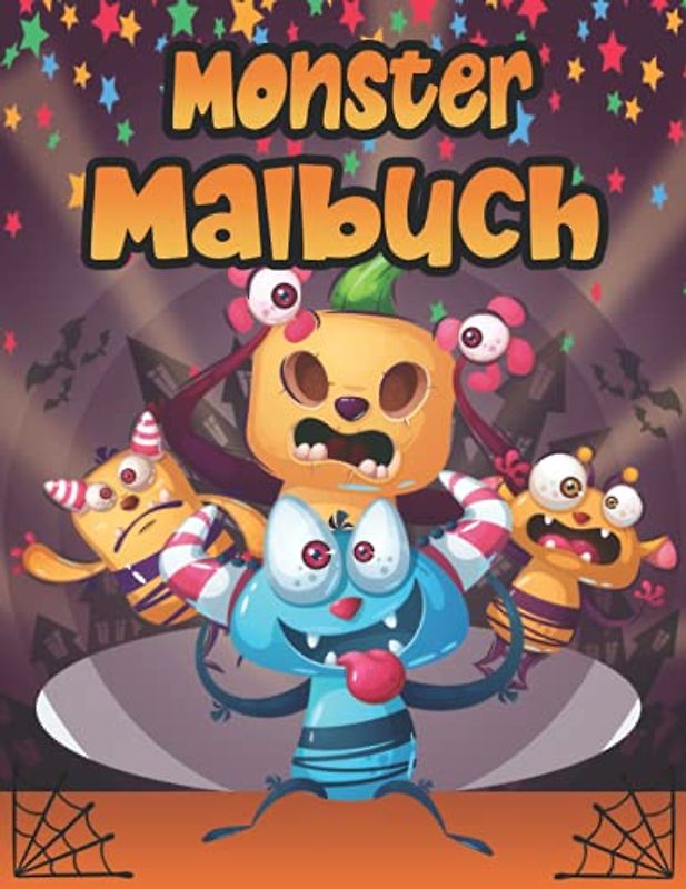 Monster Malbuch: wunderschöne monsters malbuch für Kinder ab 4-10
