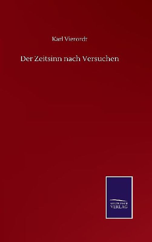 Der Zeitsinn nach Versuchen