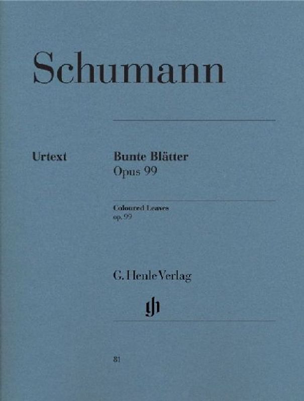 Bunte Blätter Op 99. Klavier - Robert Schumann