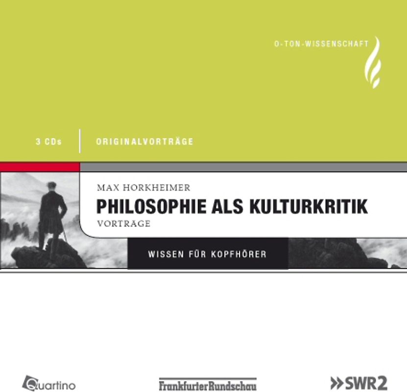 Max Horkheimer - Philosophie als Kulturkritik