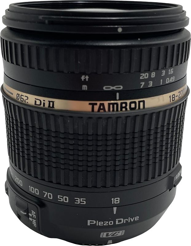 Tamron 18-270 mm F3.5-6.3 Di II PZD VC 62 mm Objectif  (adapté à Nikon F) noir