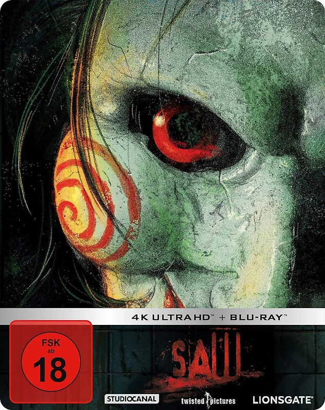 Saw [Limited Steelbook Edition, inkl. Blu-ray] 4K Ultra HD Blu-ray