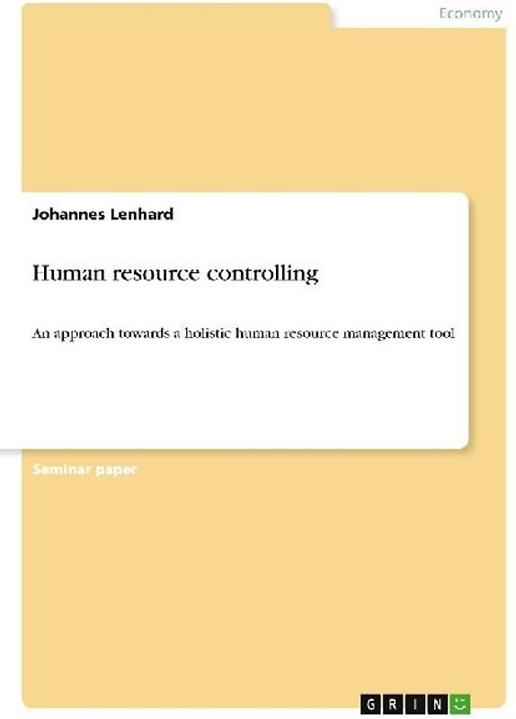 Human resource controlling