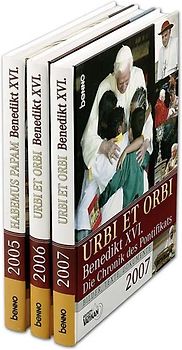 Drei Bände im Set: Habemus Papam 2005, Urbi et Orbi 2006 und Urbi et Orbi 2007