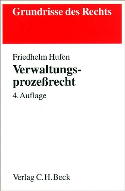 Verwaltungsprozessrecht