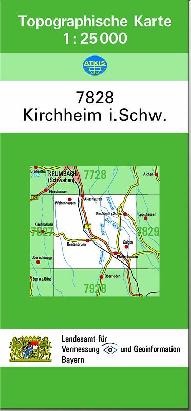 TK25 7828 Kirchheim i.Schwarzwald