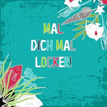 Mal dich mal locker!: liniertes Mandala Malbuch für Kinder ab 12 Jahren und junge Erwachsene - Ausmalbuch zur Stressreduzierung - hellgraue, maritime Vorlagen - Geschenkbuch - Vol. 2
