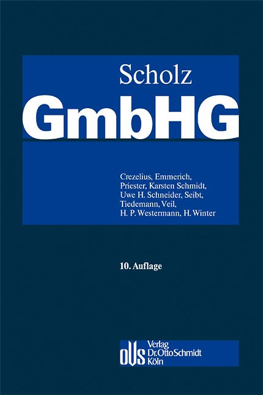 Kommentar zum GmbH-Gesetz