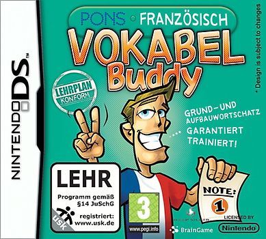 PONS Vokabel Buddy Französisch Nintendo DS