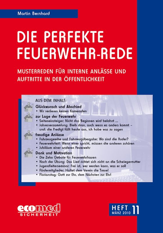 Die perfekte Feuerwehr-Rede Heft 11