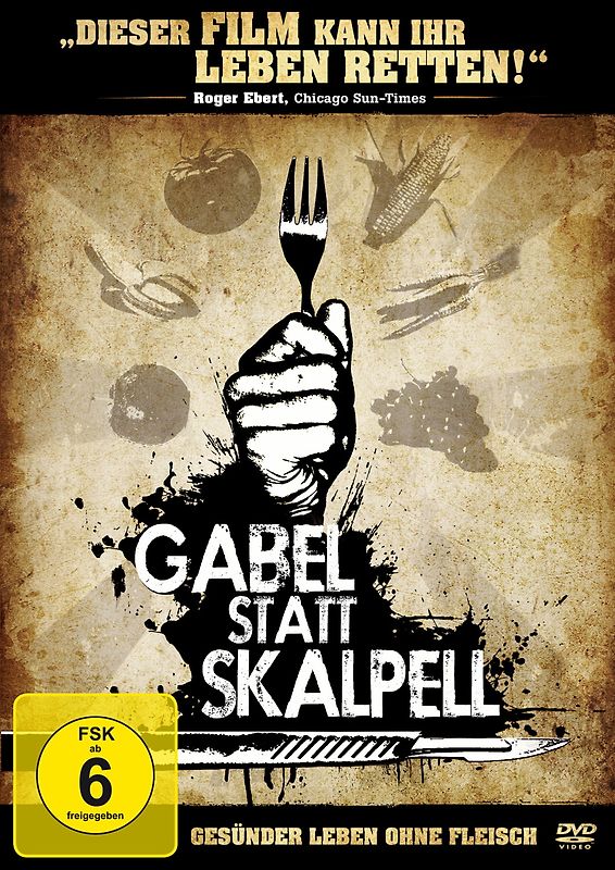 Gabel statt Skalpell - Gesünder leben ohne Fleisch DVD