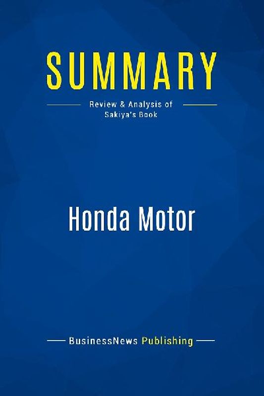 Summary: Honda Motor