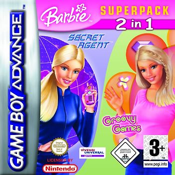 Barbie Super Pack (Groovy Games   Secret Agent) Nintendo Game Boy Advance