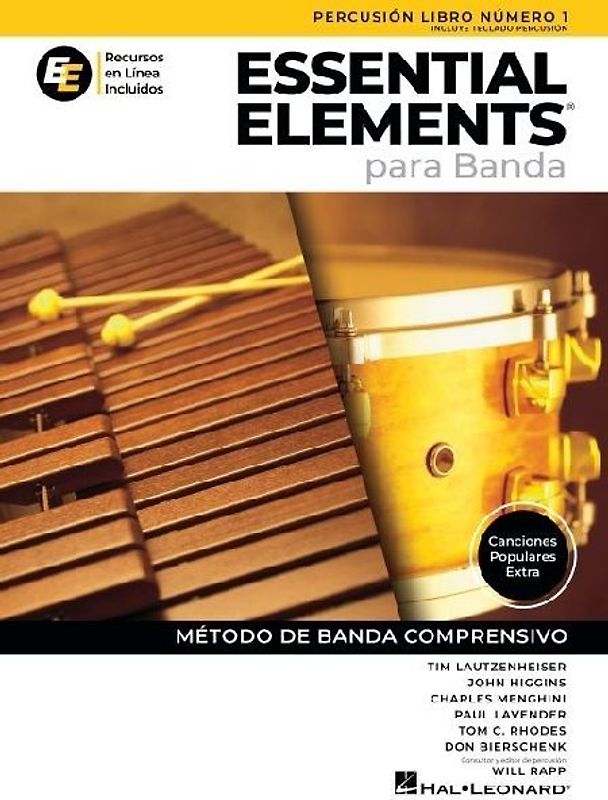 Essential Elements Para Banda - Percusion/Percusion de Teclado - Libro Numero 1 - Recursos En Linea Incluidos