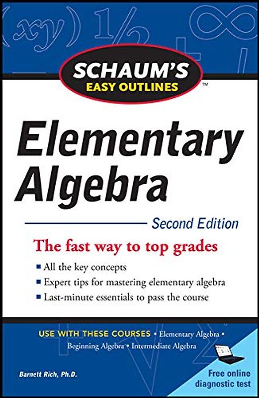 Schaum's Easy Outline of Elementary Algebra, Second Edition (Schaum's Easy Outlines)