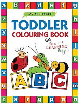 My Alphabet Toddler Colouring Book with The Learning Bugs
